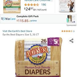 Earth's Best Diapers 