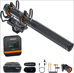 COMICA VM40 Wireless Shotgun Microphone with 48kHz/32-bit Float Recording