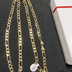 Gold Plated Necklace Size 30”