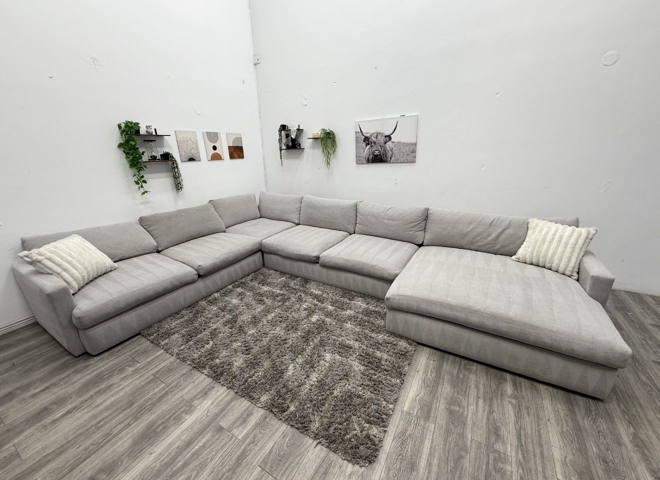 Huge Living Spaces Sectional Couch - Free Delivery