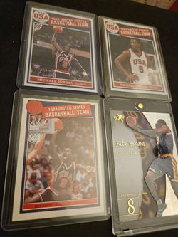 Michael Jordan 1984 USA Basketball Team Cards (2)