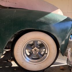 American Racing 5 Spoke White Walls