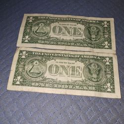 2017  Dollar Bill Low Numbers STAR NOTE 's 