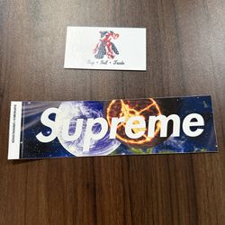 Supreme Undercover Planets Box Logo Sticker