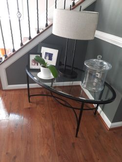 Glass table