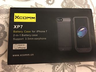 Battery Case for iPhone 7 2-in- 1Battery case Support 3.5 mm earphone
