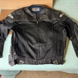 Joe rocket riding protected body armor jacket 