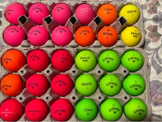 30 Assorted Matte Golf Balls
