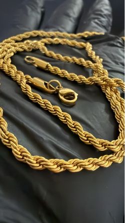 Rope link chain
