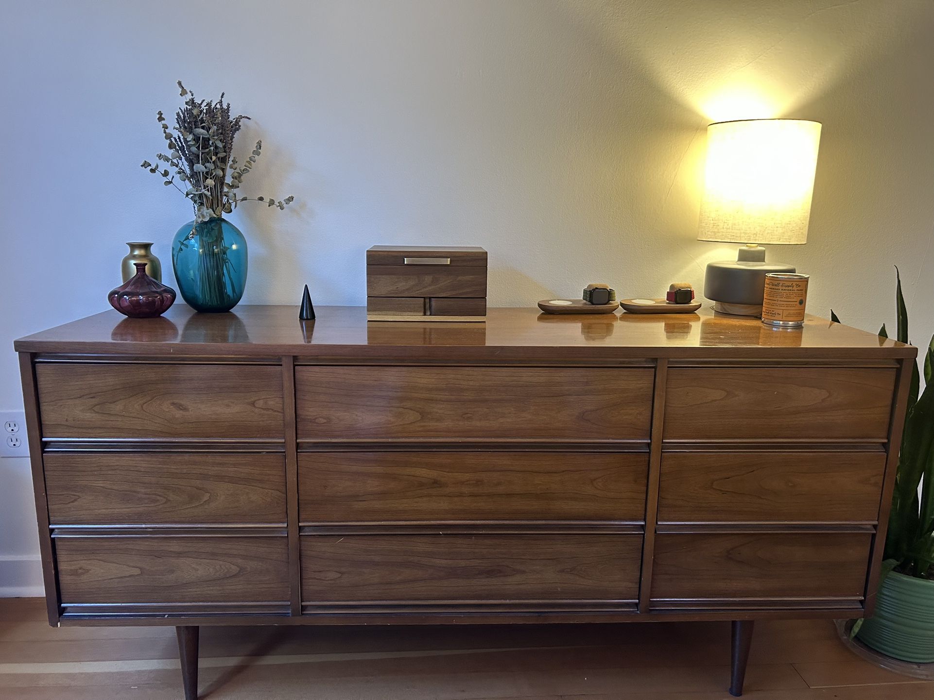 Vintage Dresser and Nightstands Set
