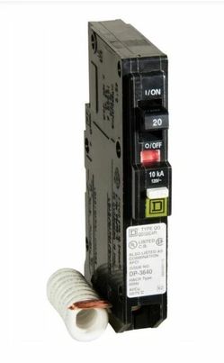 New Square D QO120CAFI 1-Pole 20A AFCI Circuit Breaker QO Panel -Arc fault – OEM