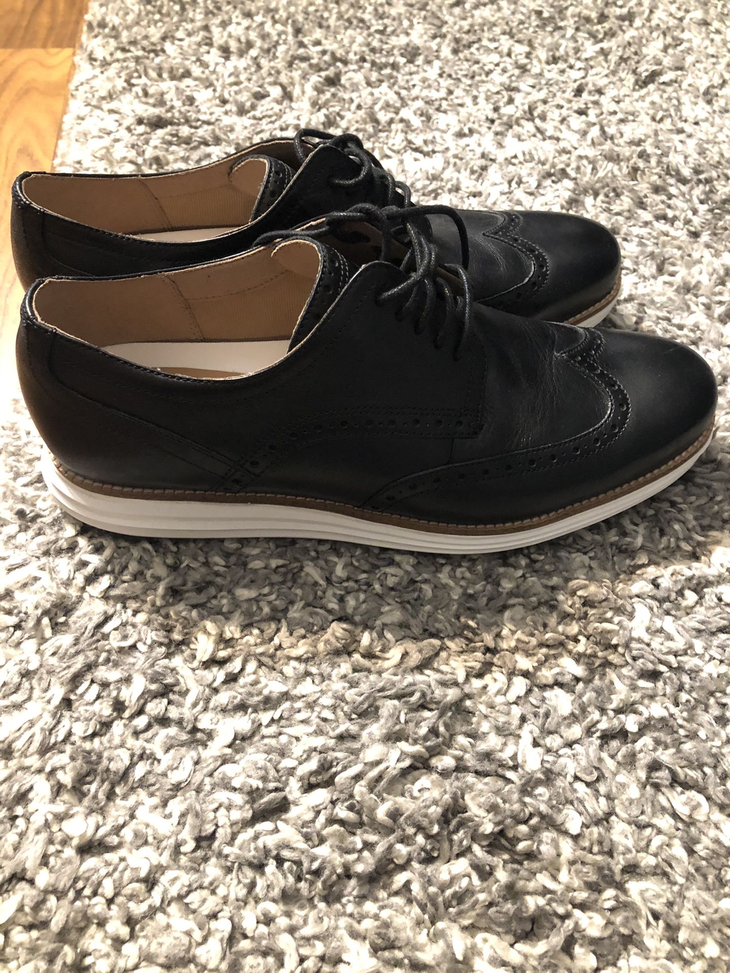 NEW Men's Cole Haan Zero Grand Dress Shoes Black Size 10.5