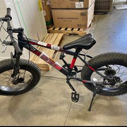 USED Sell AS IS 20” Kids Bike w/ 4" Wide Fat Tire Wheel Boys Bikes Ages 8-12 with Double Disc Break