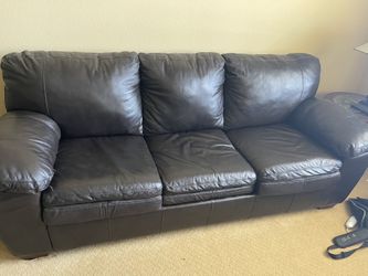 Leather Couch 
