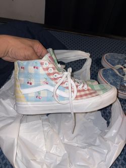 Cherry Checker Vans