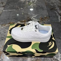 BAPE Triple White BAPE STA