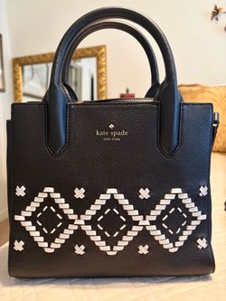 Kate Spade New York Black Leather Satchel