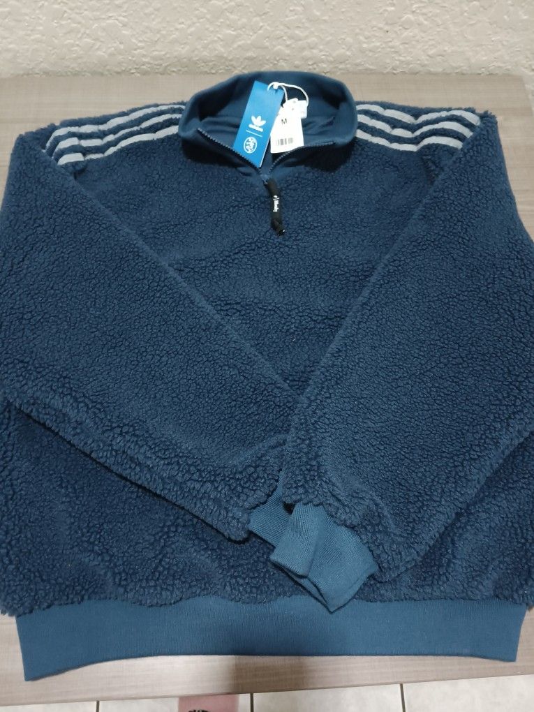 Adidas X Blondey Sherpa Half Zip