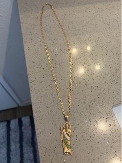 14K Anchor Chain Set