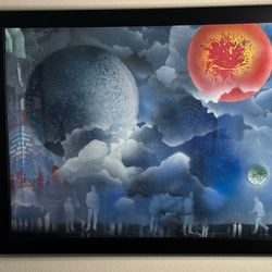 “Wall St.” Spray Paint Art