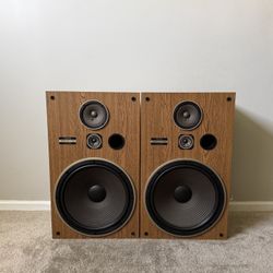 Pioneer CS-G403 3 Way Home Floor Standing Speakers 15" Woofers 150W