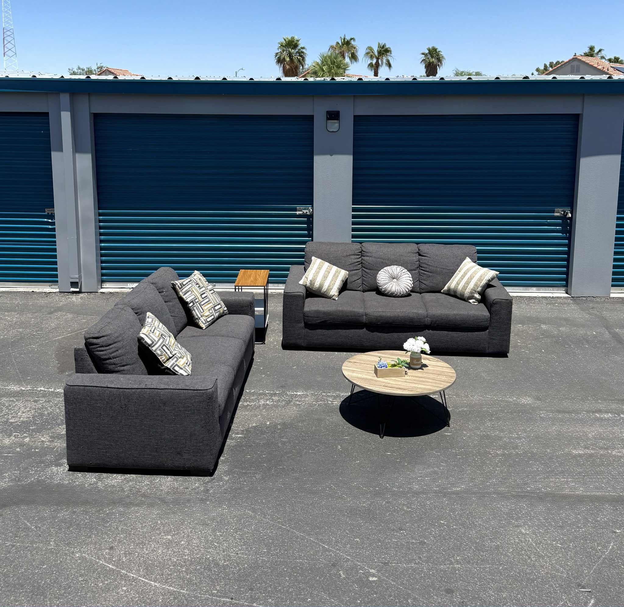 Matching Black 3-Seater Sofas – Modern & Cozy | Free Delivery