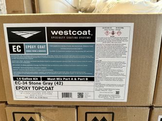 WESTCOAT EC-34 Stone Gray Epoxy Top Coat $75