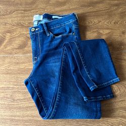 FRAME Women’s Dark Wash Blue Cotton Blend Stretch Skinny Denim Jeans Size 30