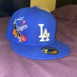 LA Blue Dodgers Hat Brim
