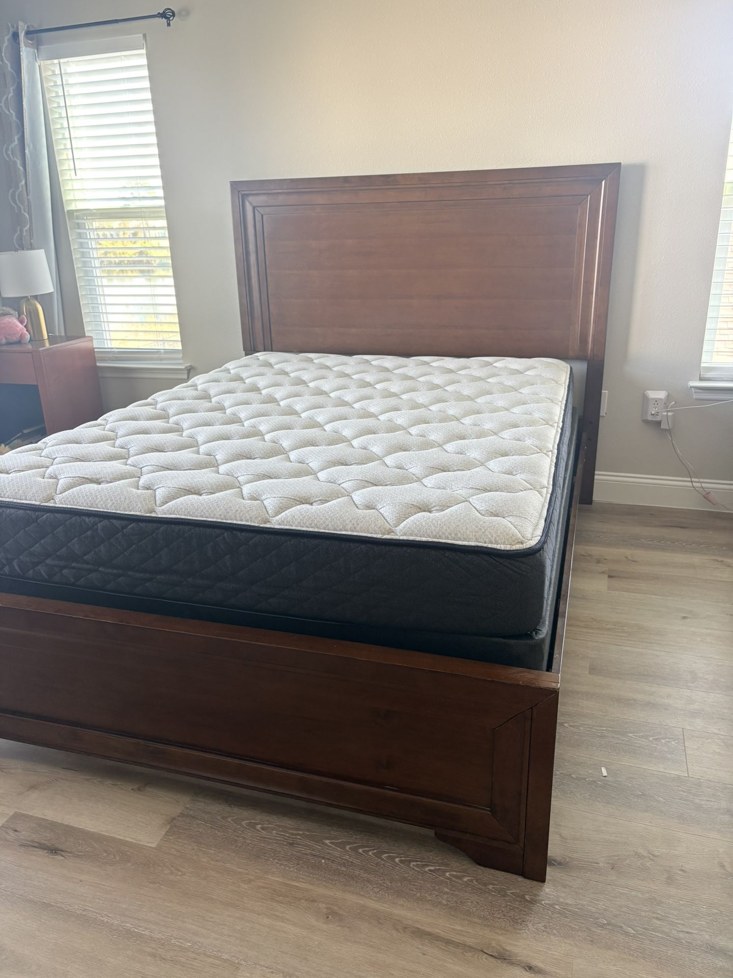 Motivated To sell! Queen Bed with Mattress & Box Spring