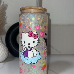 Hello Kitty Glass Cup
