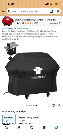 Barbecue grill cover