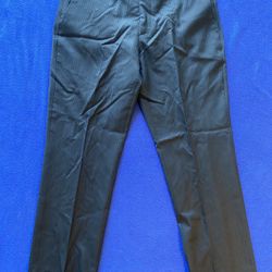 MARC ANTHONY Black Dress Pants Size 33 X 30
