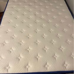 Queen Size Mattress- Box Spring- Like New Bed- & Bed Frame Optional 