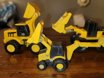 Yellow Toy Construction Vehicles Set of 3
