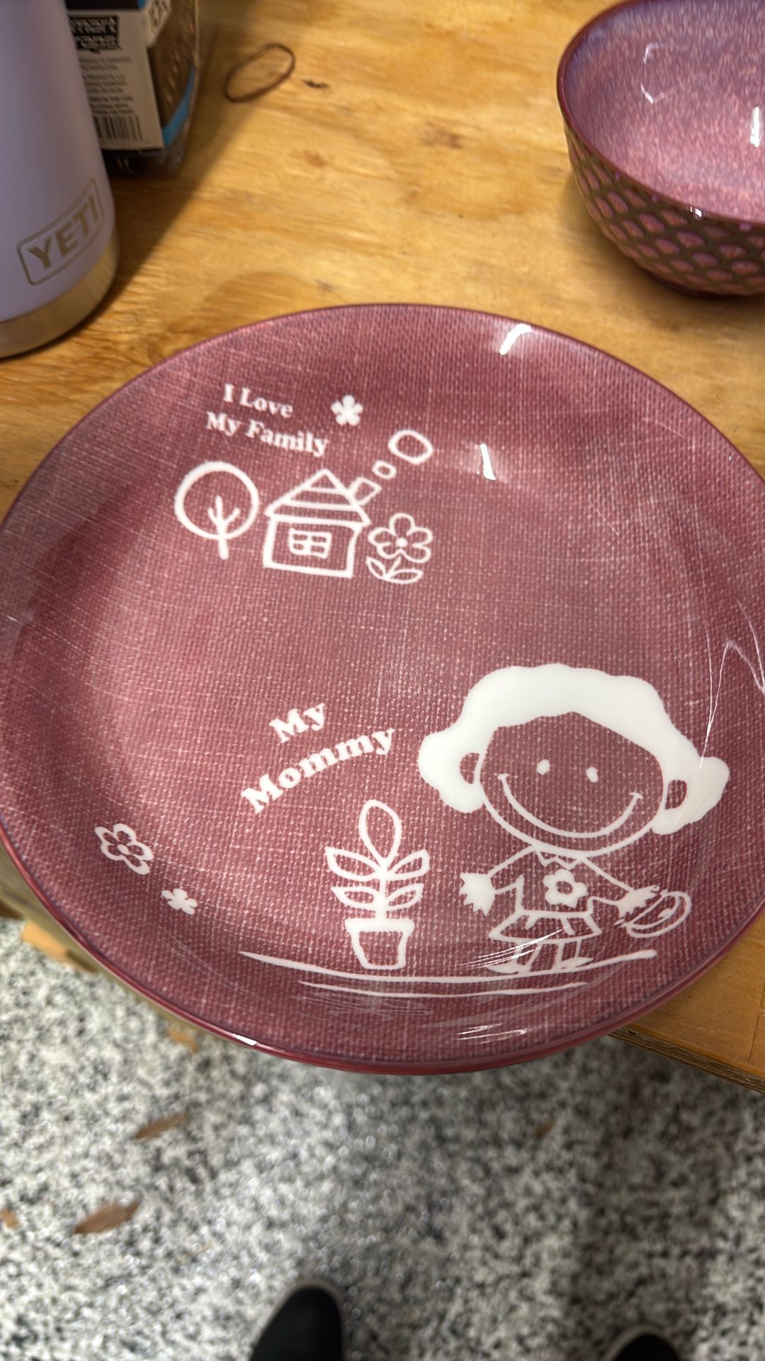 A Matching Bowl And Plate
