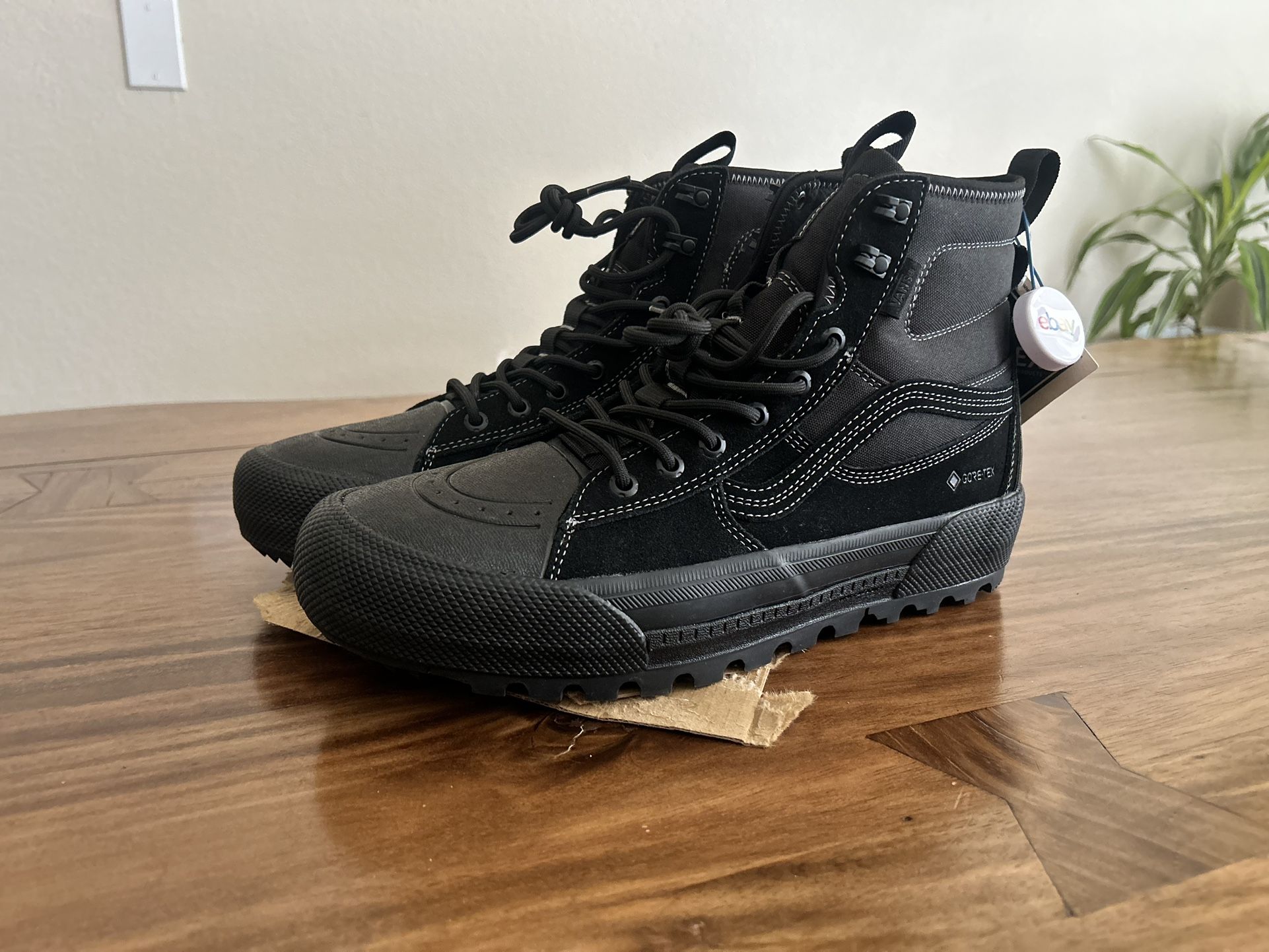 Vans Sk8-Hi Gore-Tex Insulated MTE 3 Waterproof Winter Boot Shoe All Black Mens
