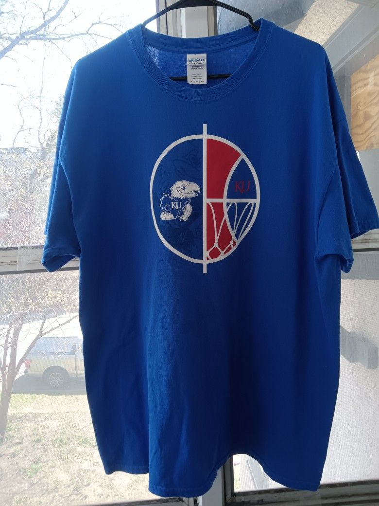 Men's KU Jayhawks w Big Jay XL Basketball Shirt