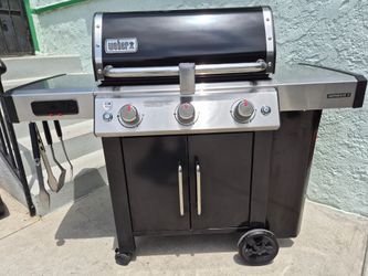 Weber bbq grill propane