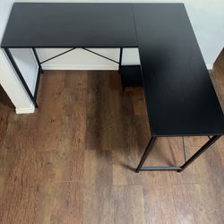 L Shaped Office/Gaming Desk with PC stand