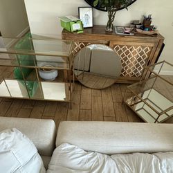 Mirror And Side Tables