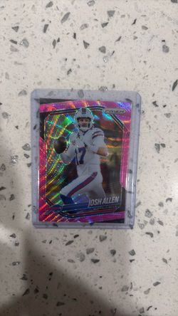 Josh Allen Panini Prizm Pink Buffalo Bills Card