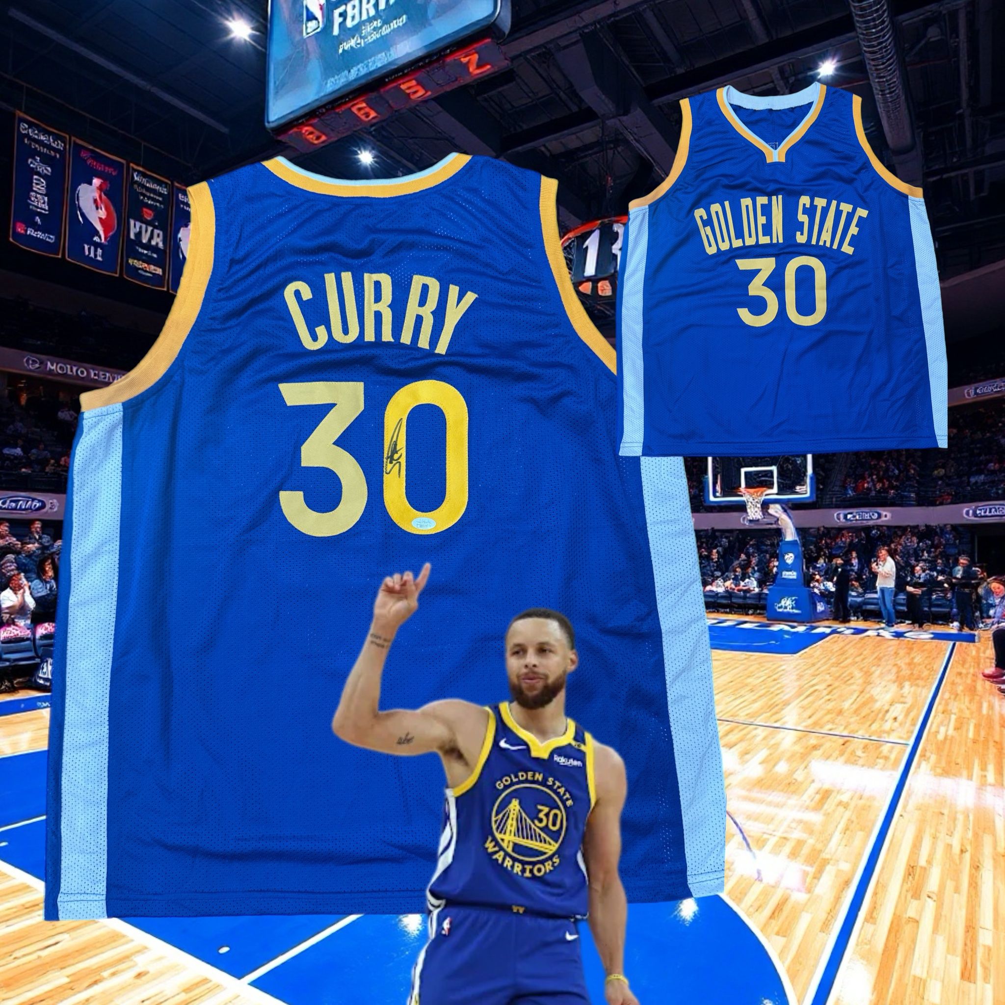Signed Steph Curry Jersey (JSA CERT)