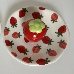 Ceramic Strawberry Dish(2)