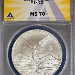 2023 México 1 Onza  LIbertad ANACS  MS70 