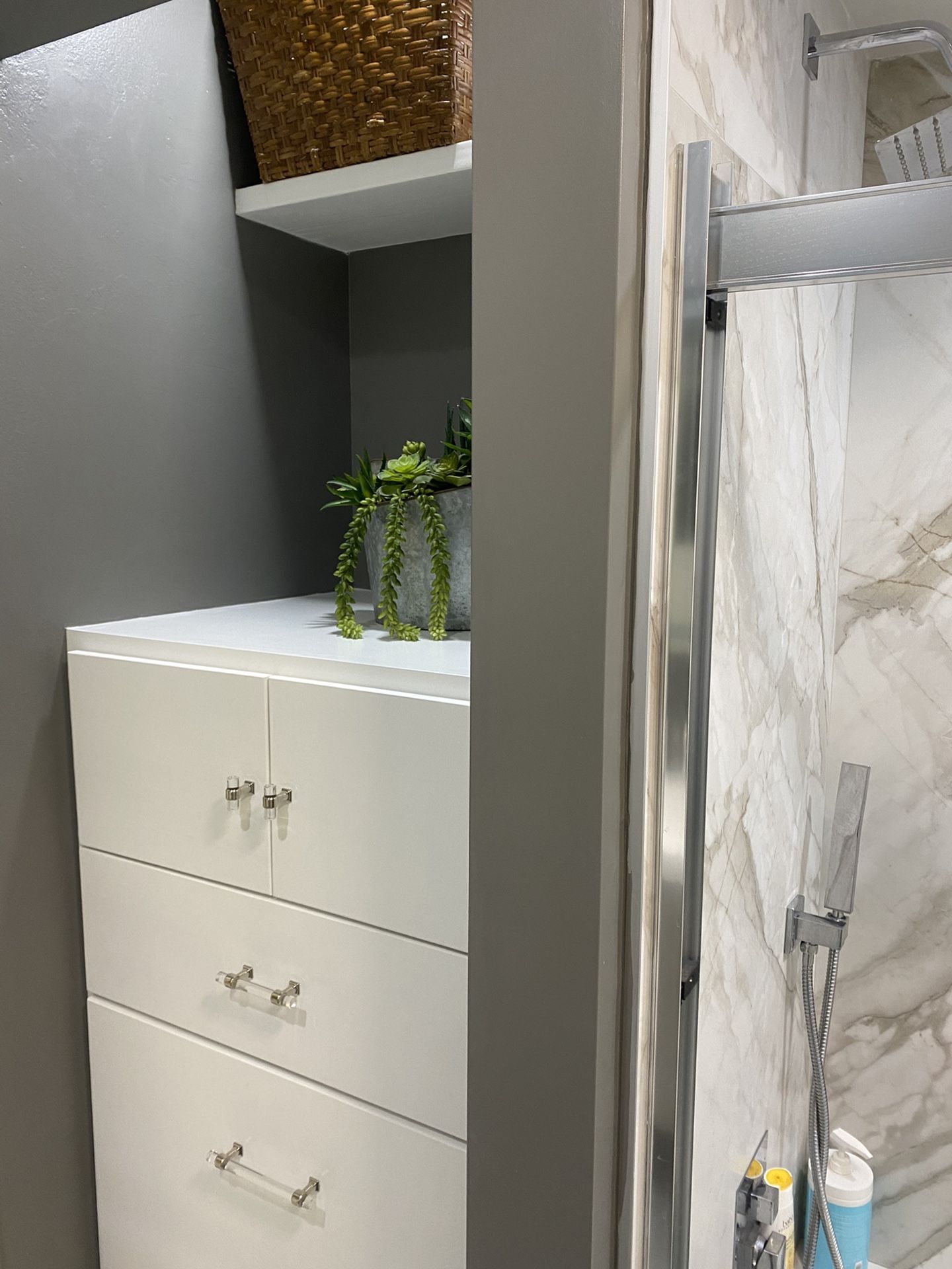 Built In Cabinet W/ Floating Shelf