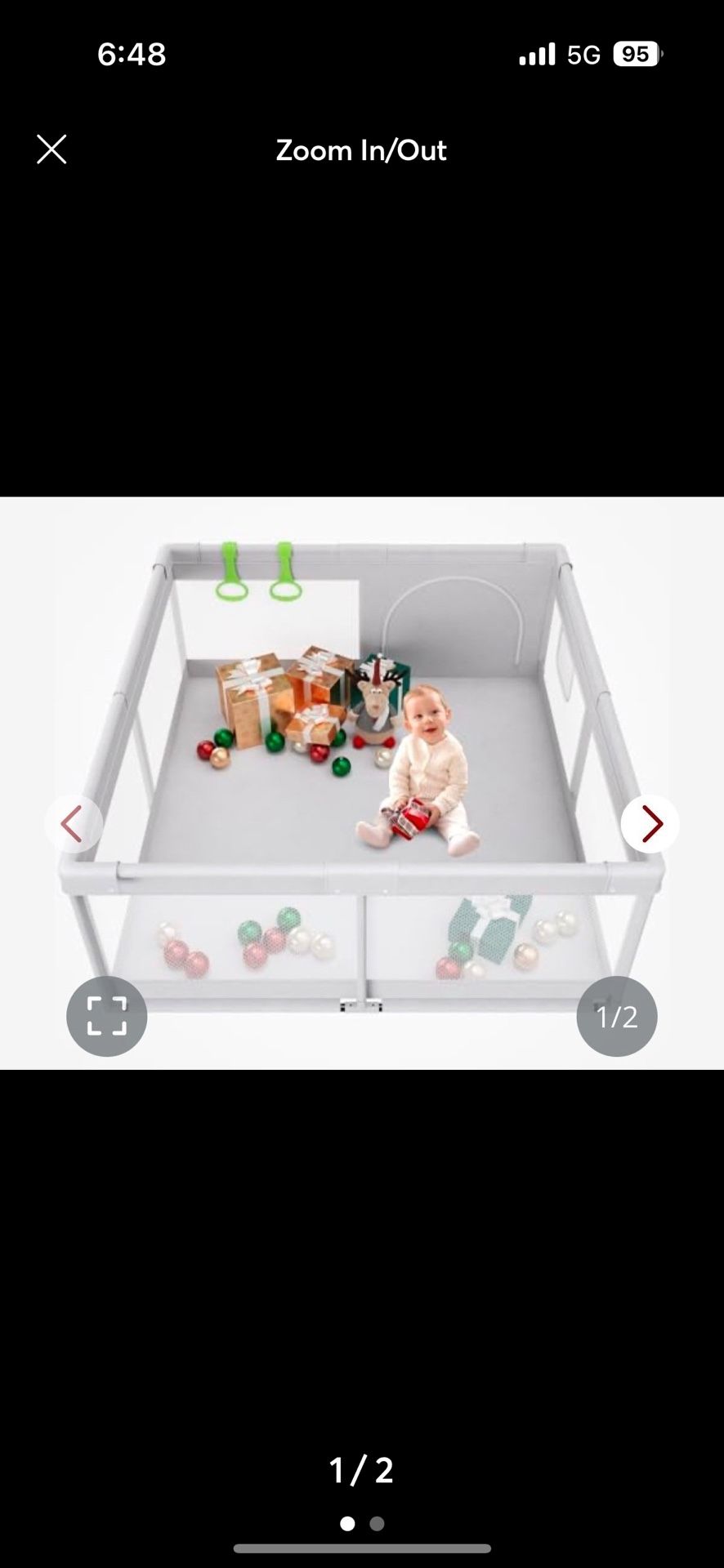 Fodoss Baby Playpen, Playpen For Babies & Toddlers, 47x47 Small Baby Play Pen,Toddler Playpen For Apartment,Play Yard For Baby,Baby Activity Play Fenc