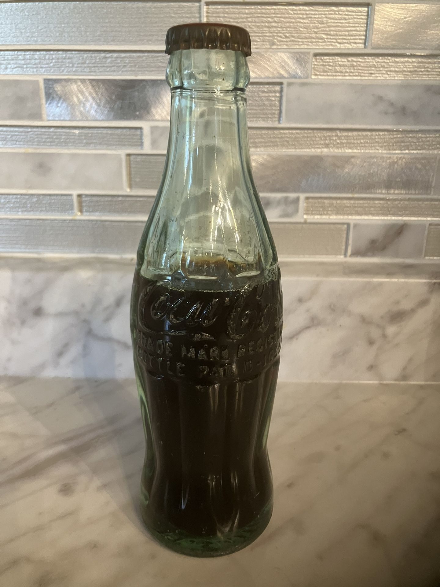 1947 Patent D-105529 Coca Cola For Bottle From FT Smith ARK