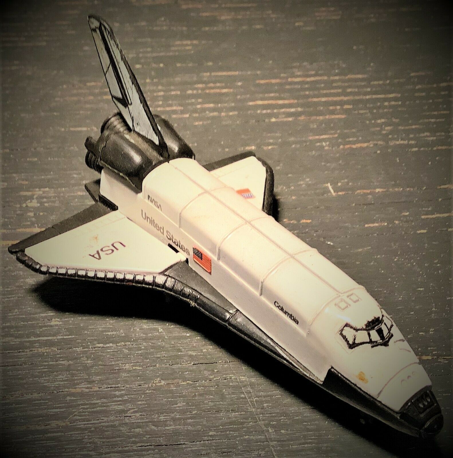 RARE-Vintage Zee Toys Columbia Space Shuttle-NASA Hong Kong