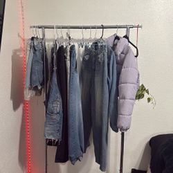 metal clothes rack 